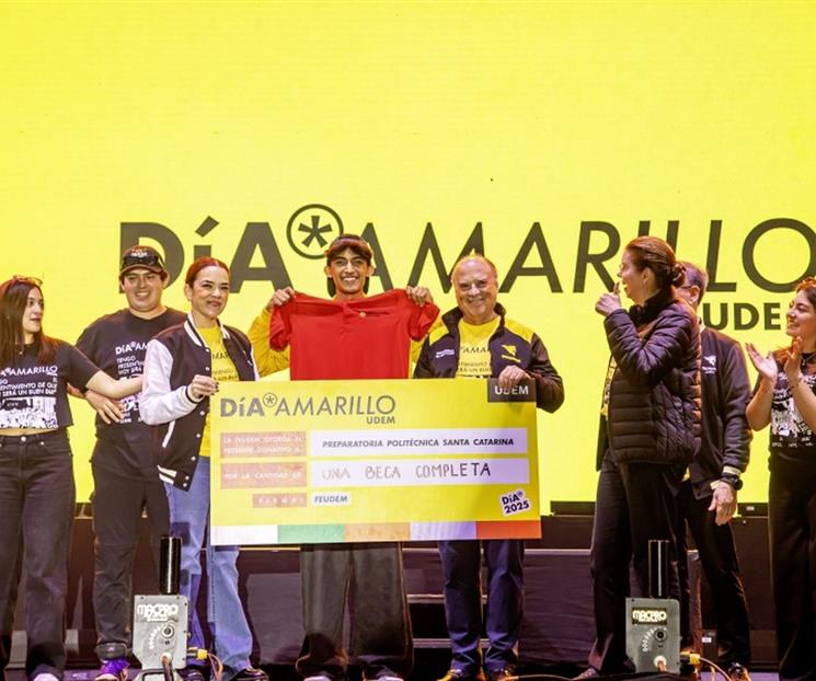 Transciende Día Amarillo y logra beca completa con música en vivo