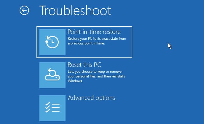 Nuevas herramientas para recuperar Windows 11 de fallos graves