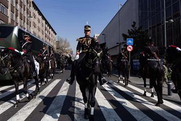 Desfilan por 115 aniversario de la Revolución Mexicana 