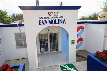 Entrega Monterrey renovación de estancia infantil en La Estanzuela