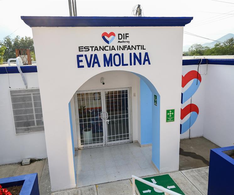 Entrega Monterrey renovación de estancia infantil en La Estanzuela
