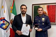 Reconocen a fuerzas del orden y seguridad de Santa Catarina