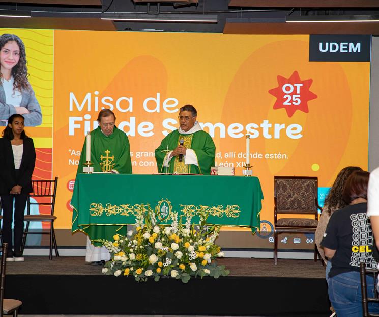 Misa de fin de semestre refuerza compromiso espiritual y académico Misa de fin de semestre refuerza compromiso espiritual y académico