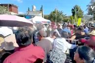 Protestan maestros en el mitin de Oaxaca