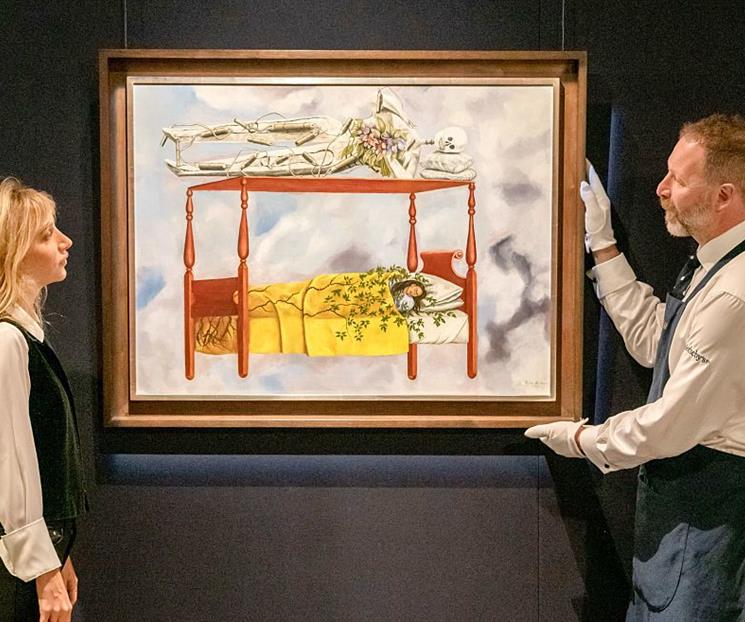 Pintura de Frida Kahlo hace historia en subasta