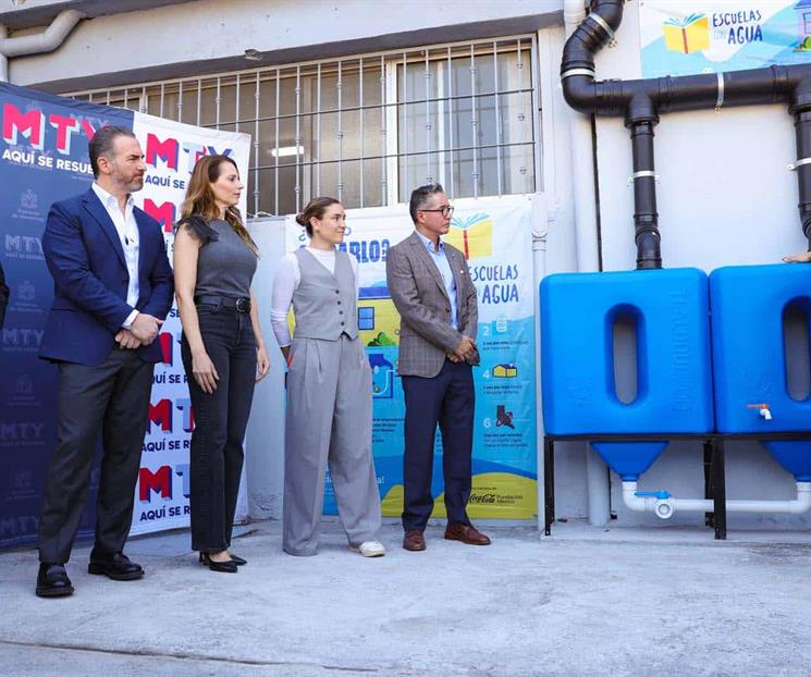 Instalan en Preparatoria 9 sistema de captación de agua de lluvia Instalan en Preparatoria 9 sistema de captación de agua de lluvia