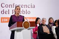 Sheinbaum reafirma apoyo a madres buscadoras; no están solas, dice