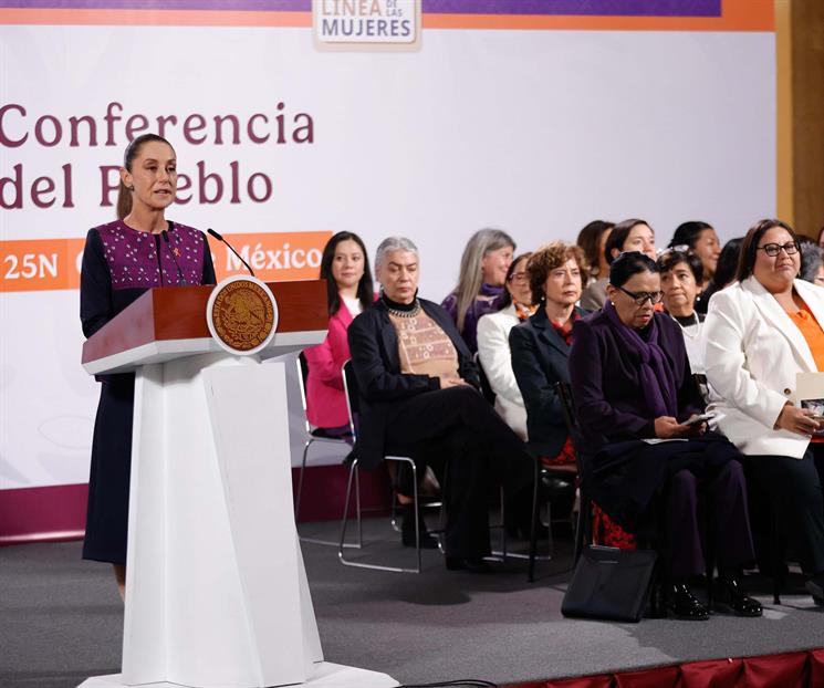 Apoyan a gobierno de Sheinbaum en combate a violencia a mujeres
