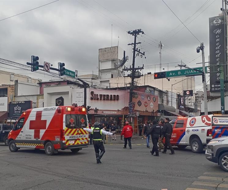 Hieren a hombre de un balazo en el Centro de Monterrey Hieren a hombre de un balazo en el Centro de Monterrey