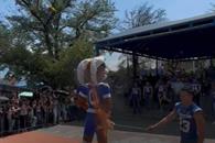 Realizan quema del Borrego previo a final de la Onefa Realizan quema del Borrego previo a final de la Onefa