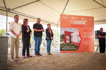 Inician construcción de centro comunitario