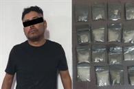 Detienen a 4 con drogas
