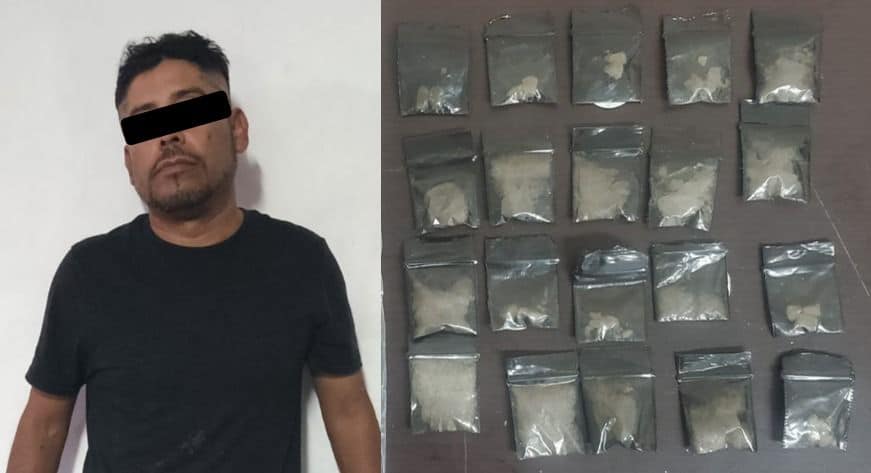 Detienen a 4 con drogas