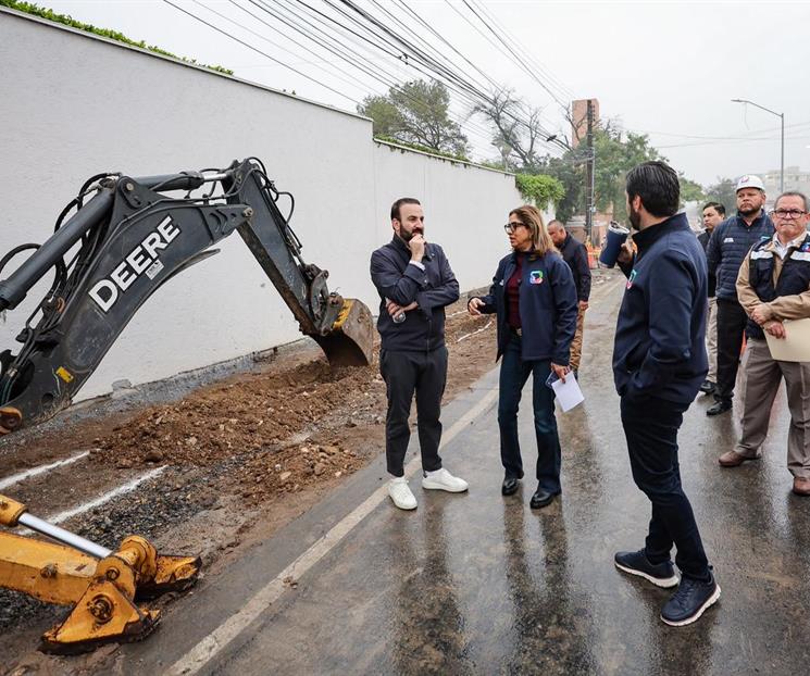 Registra avance del 10% regeneración de avenida Alfonso Reyes en SP