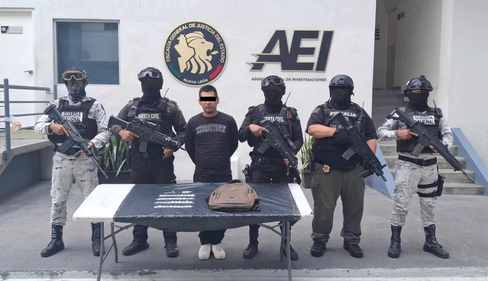 En posesión de algunos gramos de droga, un hombre fue detenido por elementos de Grupo de Coordinación, en el municipio de El Carmen.