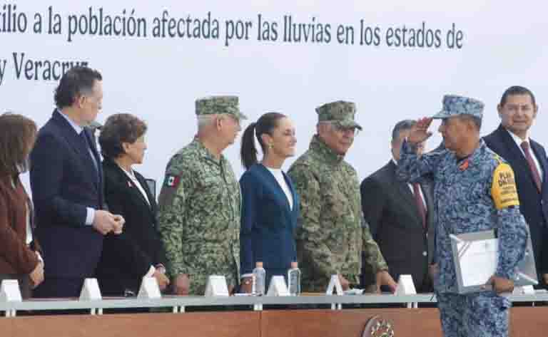 Marina reconoce labor de la Armada de México ante desastres