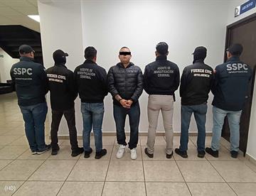 Capturan a presunto delincuente