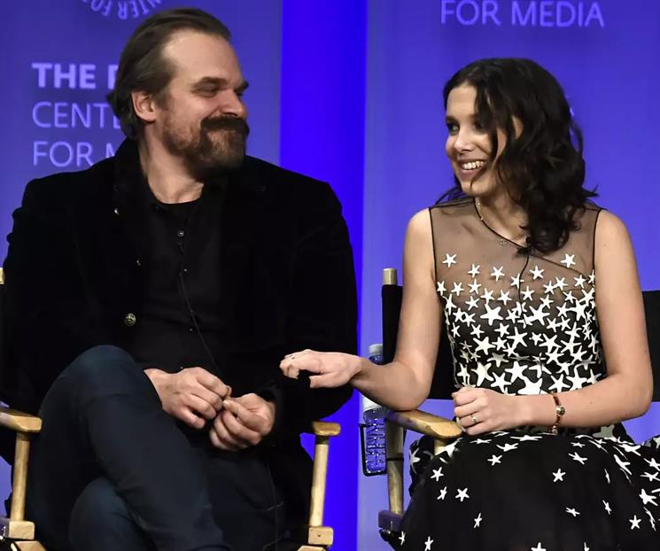 Millie Bobby Brown aclara cómo es su relación con David Harbour