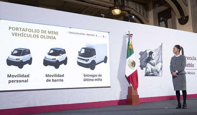 ¿Cuál es el nuevo auto eléctrico de Claudia Sheinbaum?