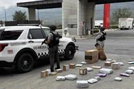 Aseguran droga en empresa de paquetería