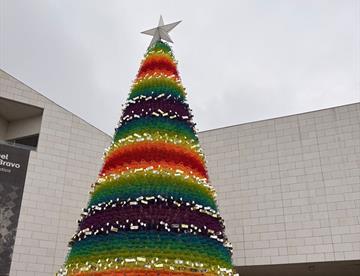 Invitan al encendido del pino navideño en la Macroplaza