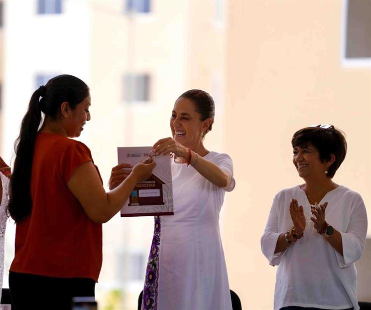 Sheinbaum celebra 3 millones de beneficiarias de Mujeres Bienestar Sheinbaum celebra 3 millones de beneficiarias de Mujeres Bienestar