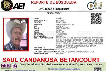 Buscan a ejidatario desaparecido