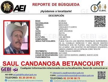 Buscan a ejidatario desaparecido