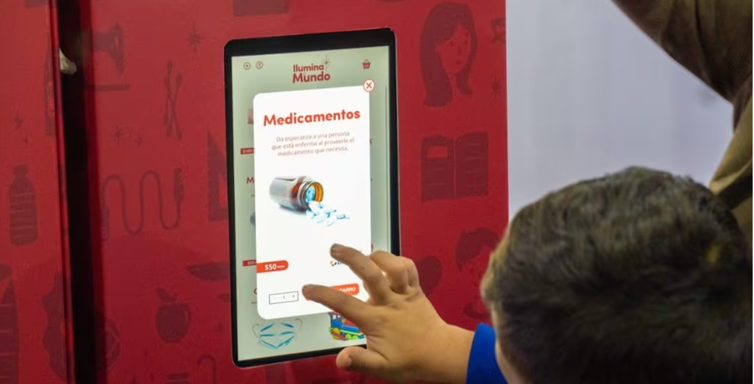 Instalan máquinas expendedoras de caridad para temporada navideña