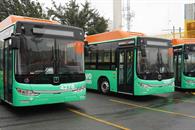 Entrega gobernador 14 nuevas unidades de transporte urbano