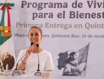 Somos gobiernos que damos al pueblo: Sheinbaum