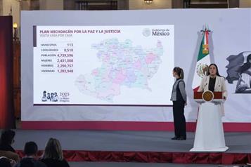 Presentan Plan Michoacán con programas sociales
