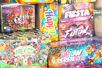 Decomisan 200 kilogramos de pirotecnia en Apodaca