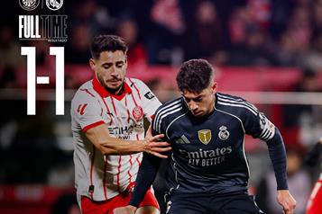 Empata Real Madrid y ceden cima en España