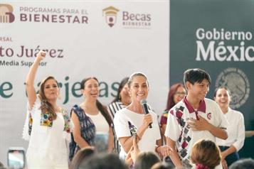 Supervisa Claudia avance del Tren Maya de carga