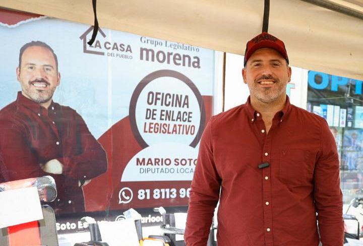 Atiende diputado Mario Soto necesidades en García Atiende diputado Mario Soto necesidades en García