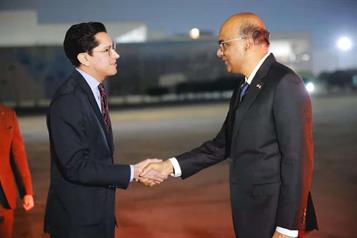 Llega a México el presidente de Singapur