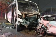 Deja choque múltiple 33 heridos en García