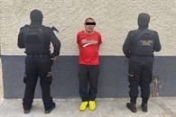 Aprehenden a sujeto con arma de fuego