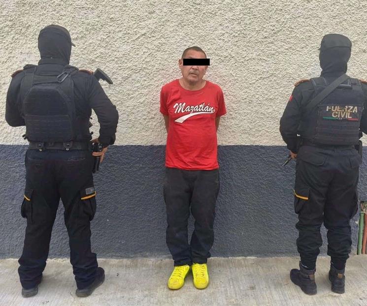 Aprehenden a sujeto con arma de fuego