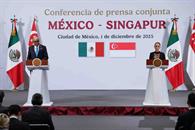 Sheinbaum destaca alianza estratégica con Singapur Sheinbaum destaca alianza estratégica con Singapur