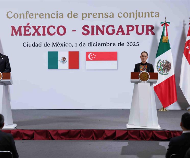 Sheinbaum destaca alianza estratégica con Singapur Sheinbaum destaca alianza estratégica con Singapur