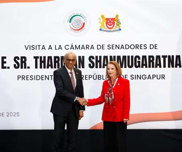 Recibe Senado a Tharman Shanmugaratnam