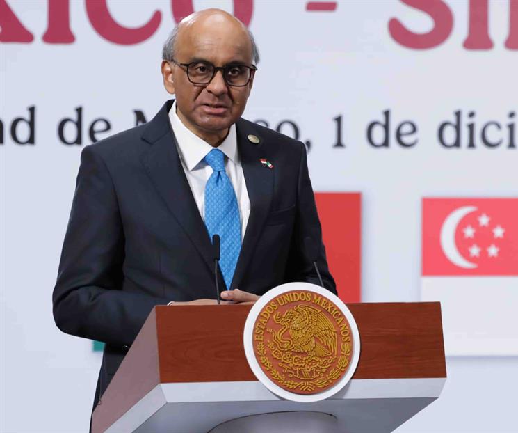 Presidente de Singapur anuncia embajada en México Presidente de Singapur anuncia embajada en México