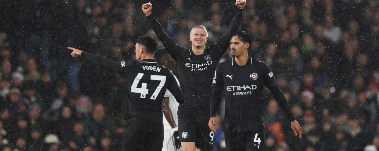 Gana el City con gol 100 de Haaland Gana el City con gol 100 de Haaland