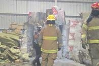 Alarma incendio en ladrillera