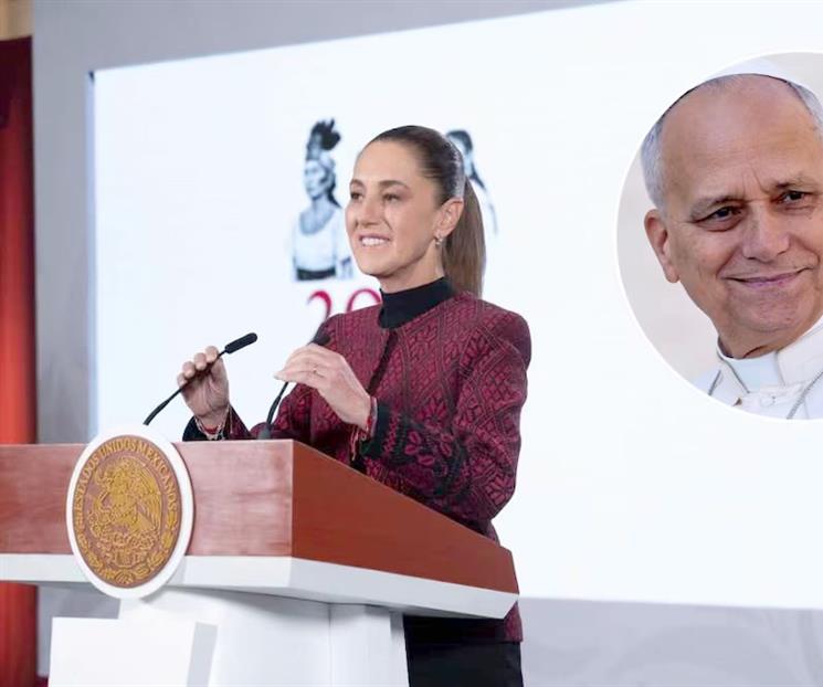 Quiere Sheinbaum que venga el Papa a México Quiere Sheinbaum que venga el Papa a México