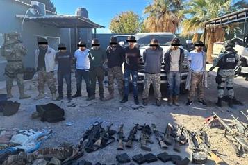 Detienen a 11 integrantes de "Los Fariseos"  en Chihuahua