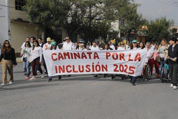 Realiza Escobedo tradicional caminata de la inclusión