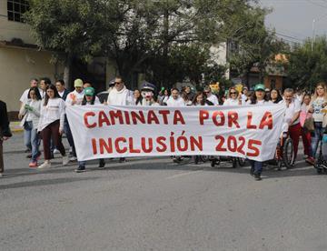 Realiza Escobedo tradicional caminata de la inclusión